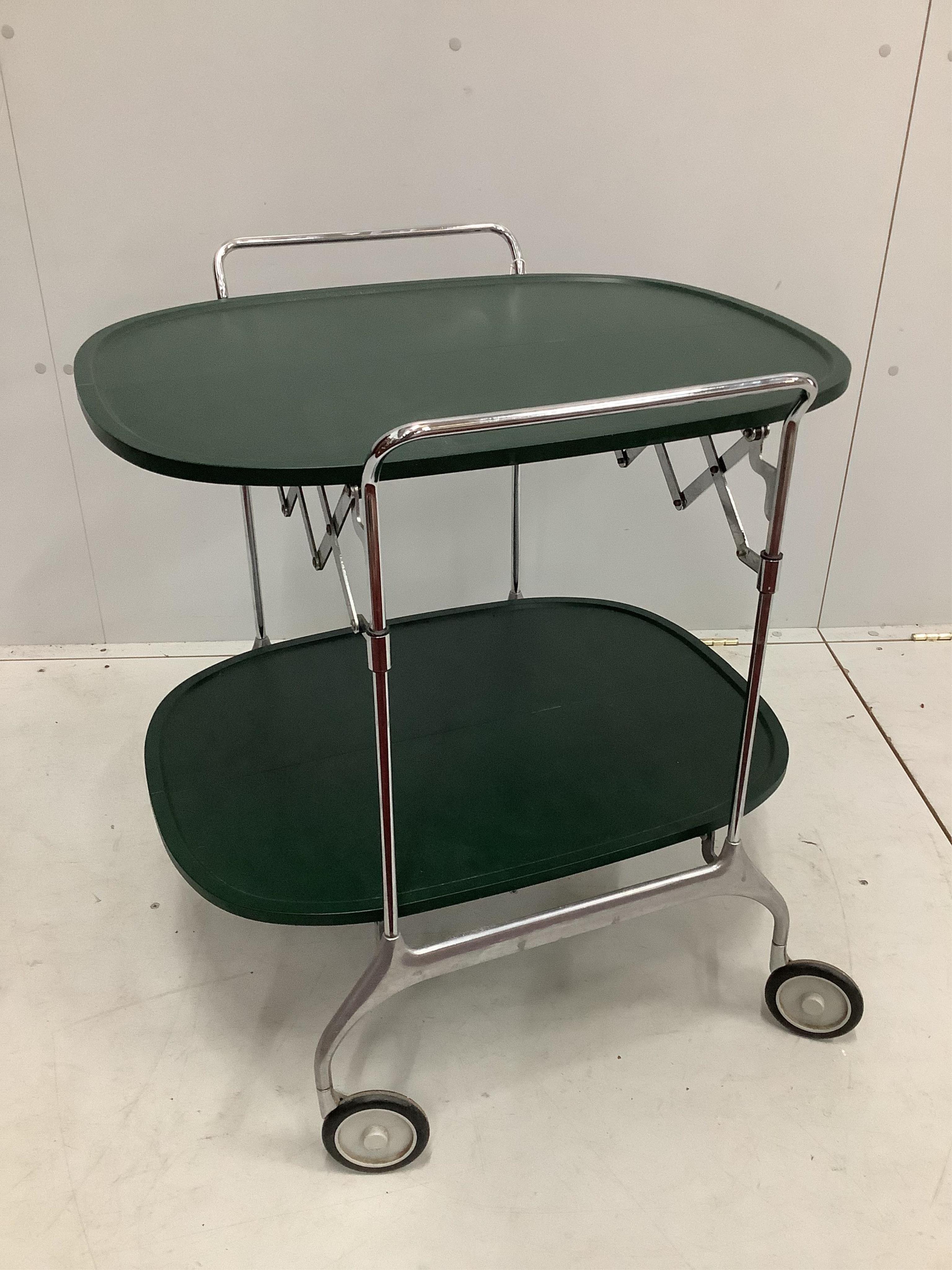 A Kartell tea trolley, width 61cm, depth 68cm, height 74cm. Condition - good